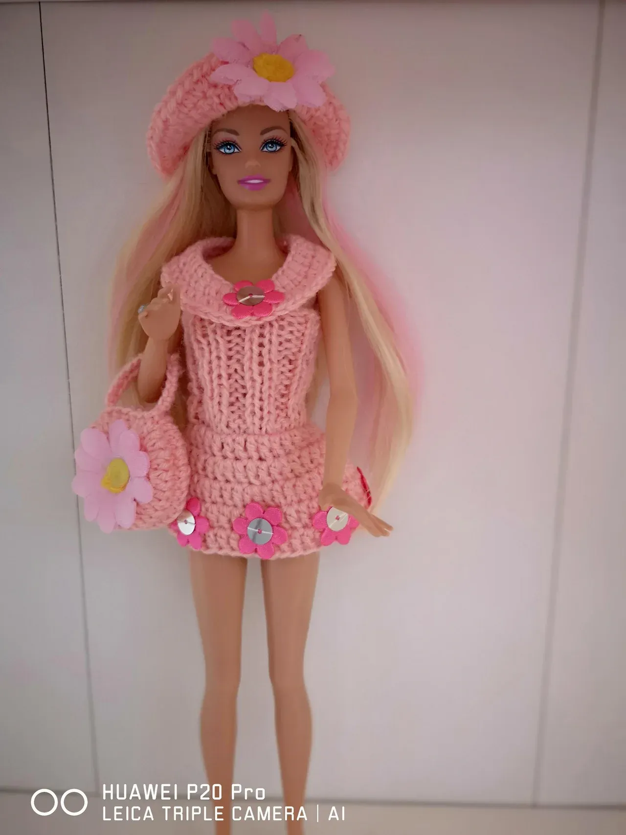 szydełkowe ubranka(kompleciki) dla lalki Barbie - zdjęcie